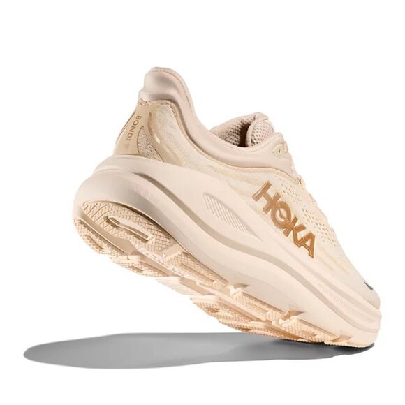 HOKA Women's Bondi 9 Running Sneakers Color Vanilla/Birch - Picture 3 of 4